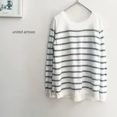united arrows バックスリットレイヤードボーダーサマーニット1569のサムネイル
