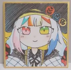 魔法少女ノ魔女裁判 まのさば 城ヶ崎ノア 豆色紙 手描きイラスト