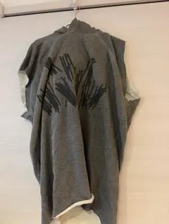 RAF SIMONS 2003 消費者期　カットオフノースリーブパーカー　グレーのサムネイル