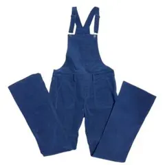 ネイビー サロペット コーデュロイ風　オールドネイビー