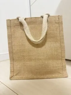 ジュートトートバッグ ベージュ