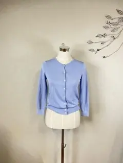 KUMIKYOKU レディース カーディガン ブルー 2 【c0270】