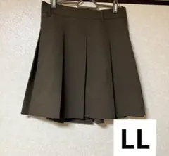 【美品】コルザ　プリーツミニスカート　LLサイズ