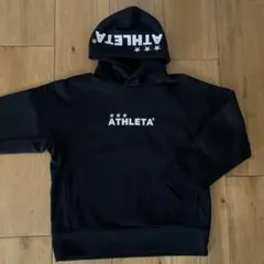 ATHLETAアスレタ スウェットパーカー 黒 150㎝