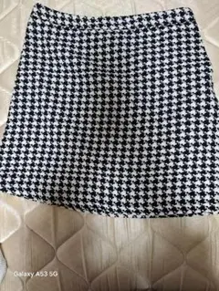 Dazy ハウンドトゥースタイトスカート XL