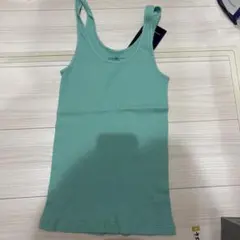 Brandy Melville コットンリブタンクトップ ミントグリーンのサムネイル