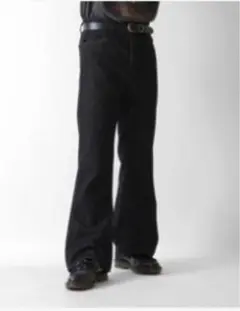 ブラックブーツカットデニム