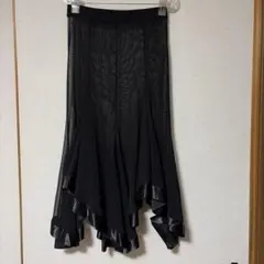 【値下】社交ダンス⭐︎スカート⭐︎黒④