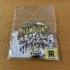 阪神タイガース　優勝記念缶バッジ　2025