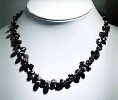 ペタル淡水パール染めネックレスNO25-2491