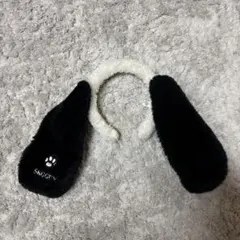 【24時間以内発送】【即購入OK】【即日発送】スヌーピー カチューシャ 黒と白