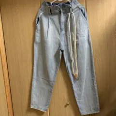 w closet／ダブルクローゼット／ハイウエストデニム