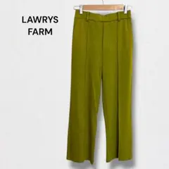 ローリーズファーム パンツ スラックス センタープレス バックゴム ストレッチ