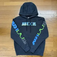 ナイキ NIKE フードパーカー JUST DO IT ブラック 黒 S