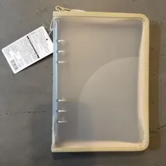 ダイソー ６リングファイル 6穴バインダー A5 ベージュ