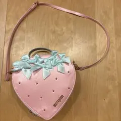 お値下げ！mezzo piano ハート型ピンクショルダーバッグ