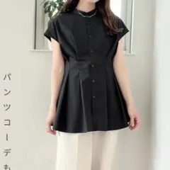 しまむら mir..×ririka ウエストタックブラウス