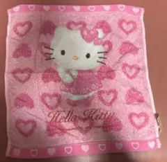 ハローキティ エンジェルキティちゃんタオル ピンク ハート