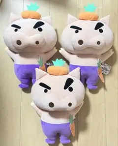 クレヨンしんちゃん めちゃもふぐっと ぶりぶりざえもんぬいぐるみ　3体セット