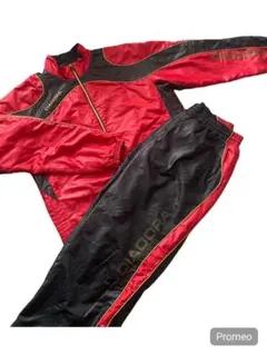 DIADORA ウィンドブレーカー 上下セット M 裏起毛　(123)