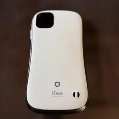 【iFace】iPhone11用ケース ホワイト/ブラック