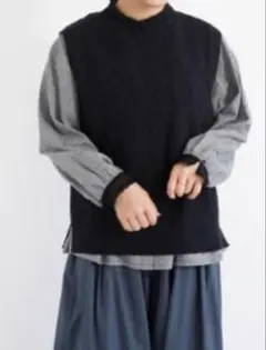 エ*♪様 Samansa Mos2 矢羽根柄ニットベスト