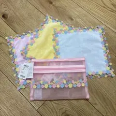【新品】 近沢レース　金平糖　コンフェイト　タオルハンカチ　ポーチ　まとめ売り