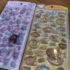 ポムポムプリン　マイメロ　クロミ　うるちゅるポップシール 2枚セット　正規品