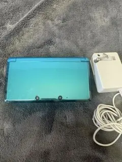 青 ニンテンドー3DS 本体 充電器　どうぶつの森つき