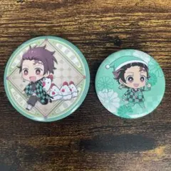 鬼滅の刃　竈門炭治郎　缶バッジ　ローソン　からあげくんコラボ