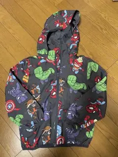 H&M スーパーヒーロー柄 ブルゾン　ウィンドブレーカー 110/116