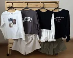 S*U様 女の子　子供服　キッズ　6点まとめ売り150 160 ピンクラテ　レピ