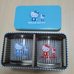 HELLO KITTY ガラスコップ 2個セット