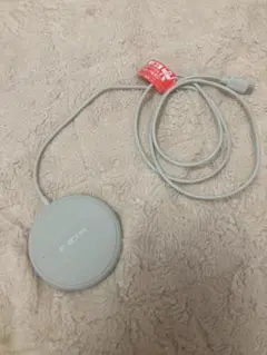 ELECOM W-QA25 ワイヤレス充電器 グレー