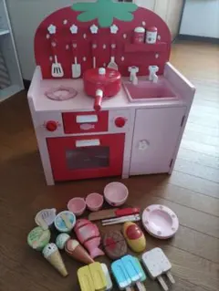 ୨୧ 木製おままごとキッチン お店屋さん オーブンタイプ୨୧ - メルカリ
