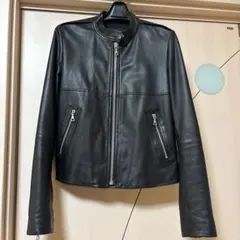 Theory レザージャケット ライダース ブラック S