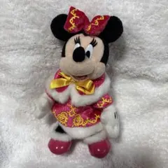 ミニーマウスぬいぐるみバッジ　クリスマスウィッシュ2013
