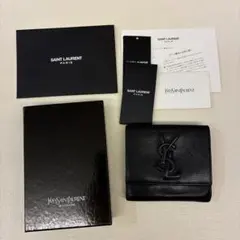 SAINT LAURENT 二つ折り財布 ブラックのサムネイル
