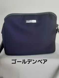【未使用】ゴールデンベアショルダーバッグ紺色