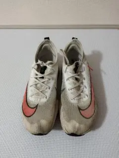 Nike ZoomX アルファフライ　ホワイト/ピンク　24.5cm