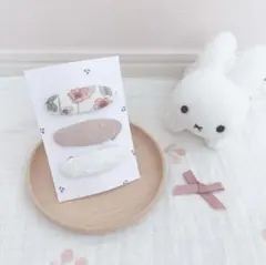 ハンドメイド パッチンピン ꪔ̤̮⚘  ３