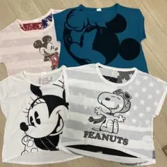 Disney PEANUTS 4枚セット　Tシャツ　Mサイズ