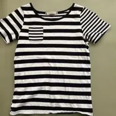 ボーダーTシャツ　ピンクアドベのサムネイル
