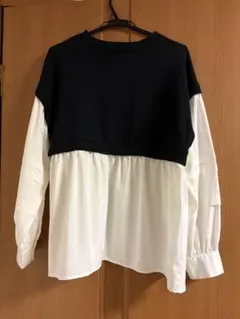 r.p.s 白黒　ブラウス