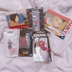 ハイキュー　一番くじ　孤爪研磨　アクリルスタンド　アクリルキーホルダー