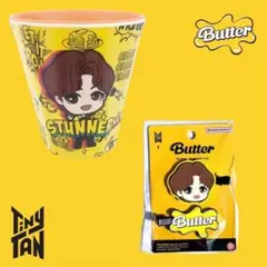 BTS タイニータン メラミンカップ 前髪クリップ テテ 2点セット 公式 廃盤