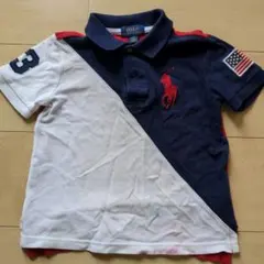 Polo Ralph Lauren ポロシャツ 2T ネイビー/ホワイト