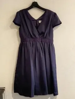 SHIPS little black ネイビーのワンピース（キャミソール付き）