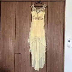 ロングドレス　黄色　S