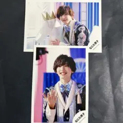 道枝駿佑 公式写真 2枚セット ダイヤモンドスマイル